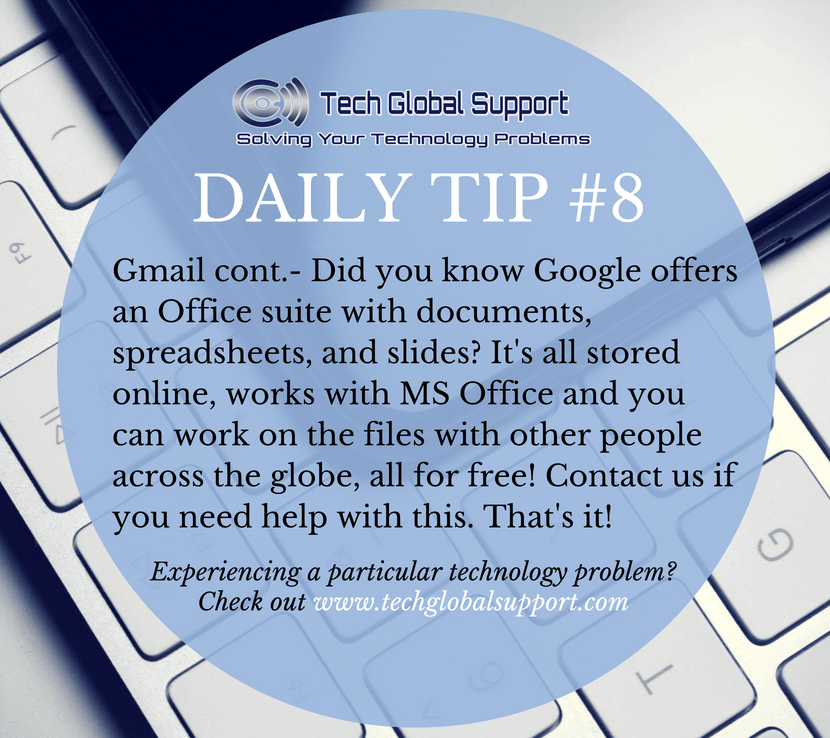 Tech Global Support - Gmail tips