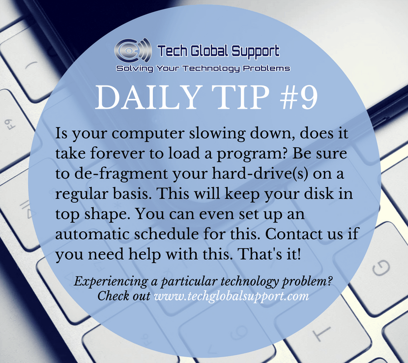 Tech Global Support Daily Tip 9